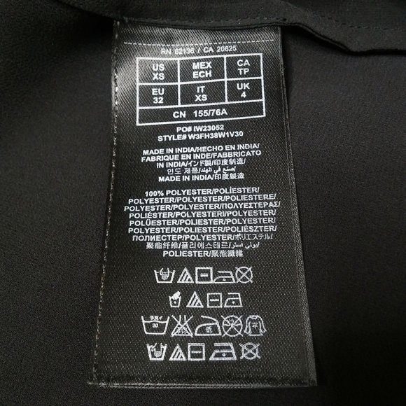 GUESS Pearl Collar Simona Sheer Top Size XS - Picture 8 of 9